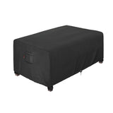 iBirdie Rectangular Gas Fire Pit Table Cover 64x30 in — Waterproof & Weatherproof (600D)