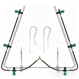 WUDIALIEN 6-Nozzle Foldable Boom Sprayer — 122-Inch Coverage for ATV/UTV, 2 Heavy-Duty Hooks