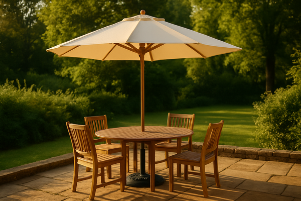 Patio Umbrella Sizing and Base Weight: The Two Numbers Everyone Gets Wrong