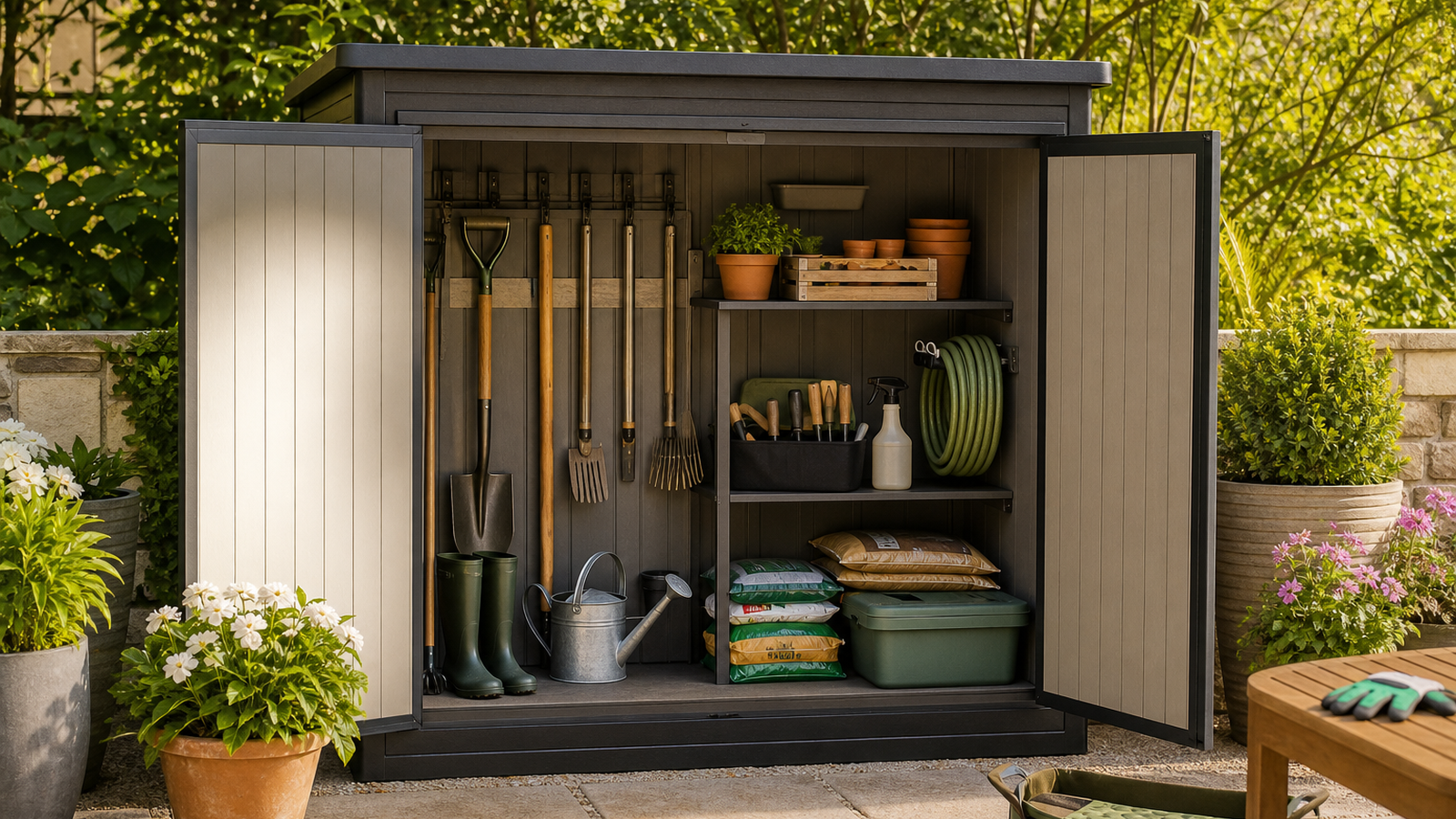 PatioZora Garden Buying Guide: Best Outdoor Storage Solutions for Garden Tools guide image for United States (USA) shoppers