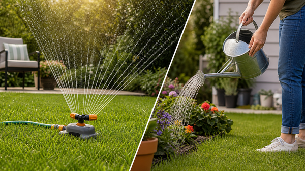 Garden Sprinklers vs Hand Watering: Best Watering Method for Small Lawns in the USA