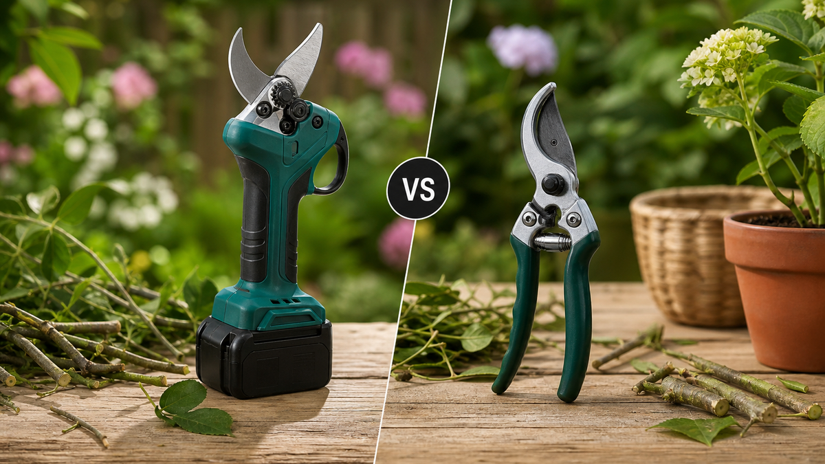 Electric vs Manual Garden Pruners: Precision Trimming Tools for Your Patio Garden