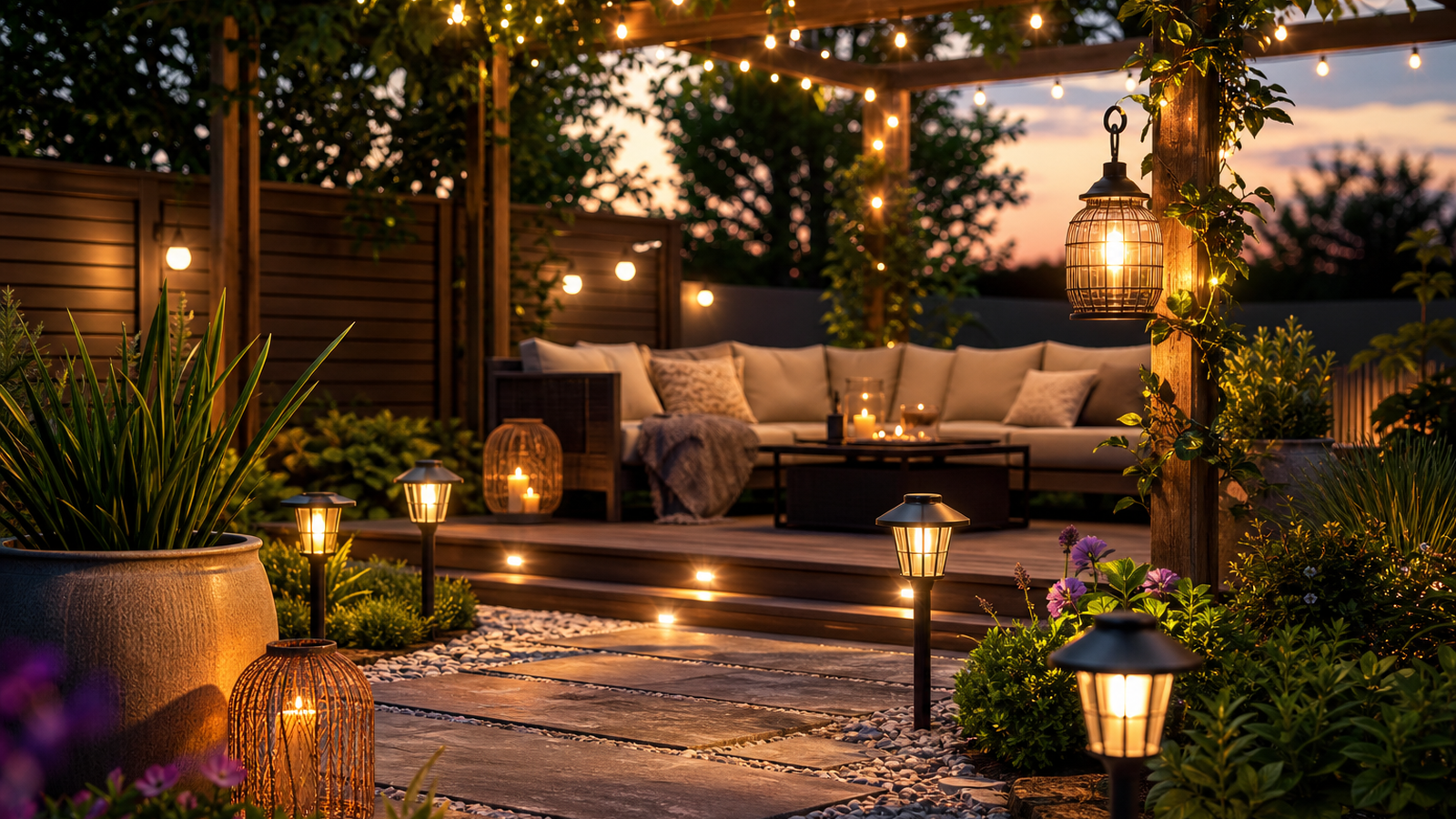 PatioZora Garden Trending Outdoor Lighting Ideas to Enhance Your Patio Ambiance guide image for United States (USA) shoppers
