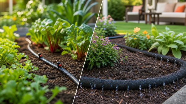 Watering Systems Comparison: Drip Irrigation vs Soaker Hoses for Efficient Garden Care