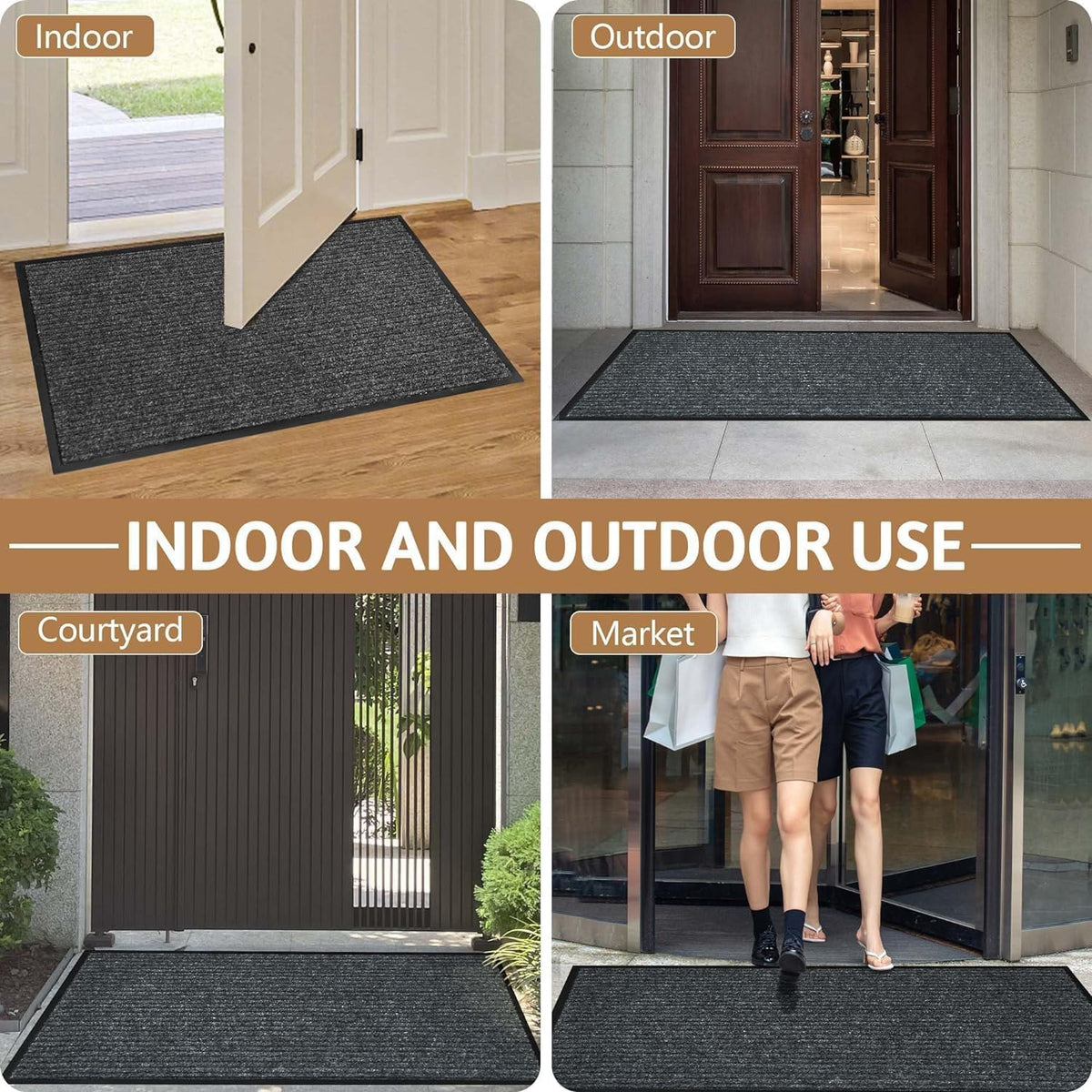 100pointONE 48x36 inch door mat suitable for wide entrances