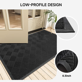 100pointONE weatherproof mat is easy to clean with vacuum or hose