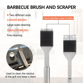 131763310 integrated scraper helps remove stubborn burnt-on debris.