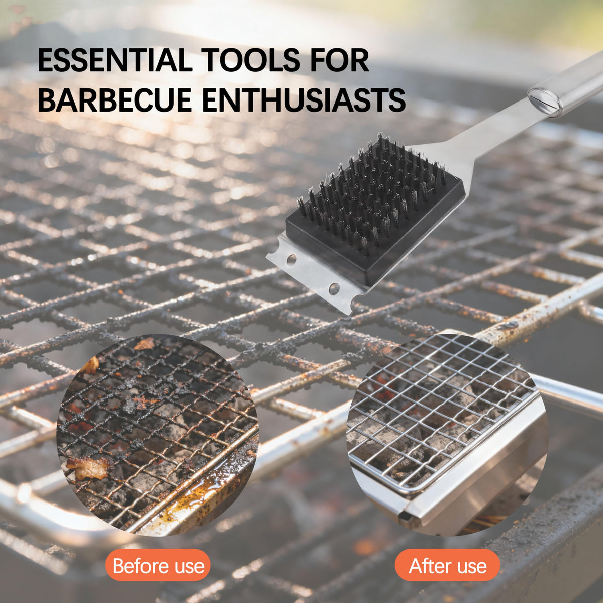 131763310 versatile grill cleaning kit for gas, charcoal, pellet, and portable grills.