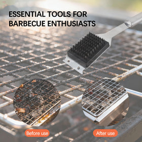 131763310 versatile grill cleaning kit for gas, charcoal, pellet, and portable grills.