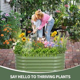Assembly tools included with 1MORE galvanized raised bed for quick setup