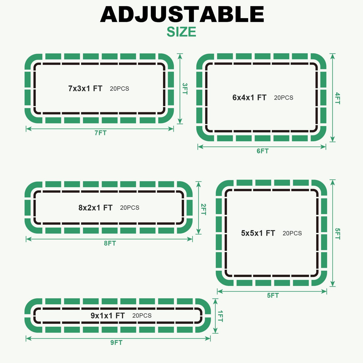 1MORE Raised Bed curved supports reinforcing a sturdy frame