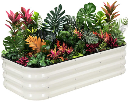 1MORE raised garden bed overview showing modular design for durable outdoor planting