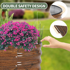 1MORE safety edge design prevents sharp edges during gardening.