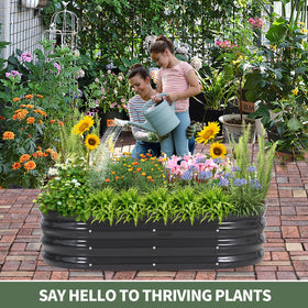 1MORE safety edge design with rubber strips protects hands during planting.