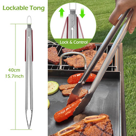 2 Double Two brush for easy sauce application and cleanup.
