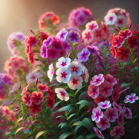 22Day Seeds Drummond's Phlox Mix bloom clusters brighten sunny borders