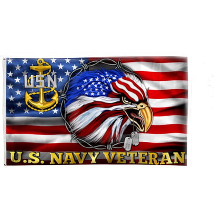 2BUT flag front view shows vivid colors for outdoor display.
