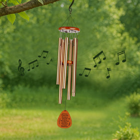 2IMT Christian birthday wind chime for home or patio.