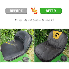 2win2buy lawn mower seat cover padded comfort on rough ground
