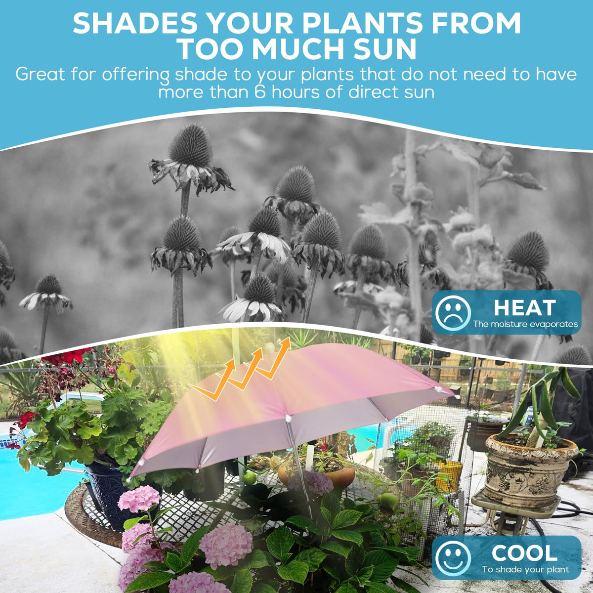 2win2buy plant umbrella stable base prevents tipping in wind