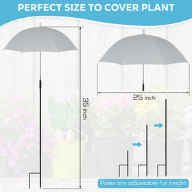 2win2buy plant umbrella waterproof fabric withstands light rain