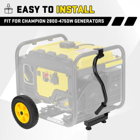 3 BUZZLETT generator wheel kit handle for smooth guiding of Champion generators.