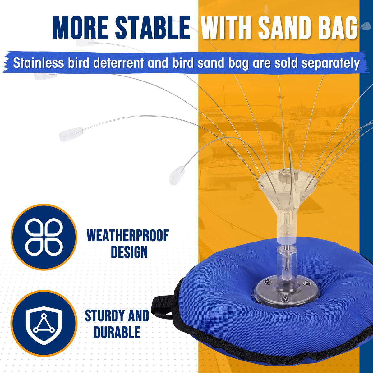 3 BUZZLETT sandbag base durable stitching ensures long-lasting performance