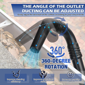 3 BUZZLETT wind nozzle delivers strong airflow for debris