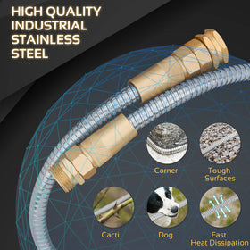 360 Gadget 8-function sprayer nozzle offers versatile cleaning options for yard and vehicles.