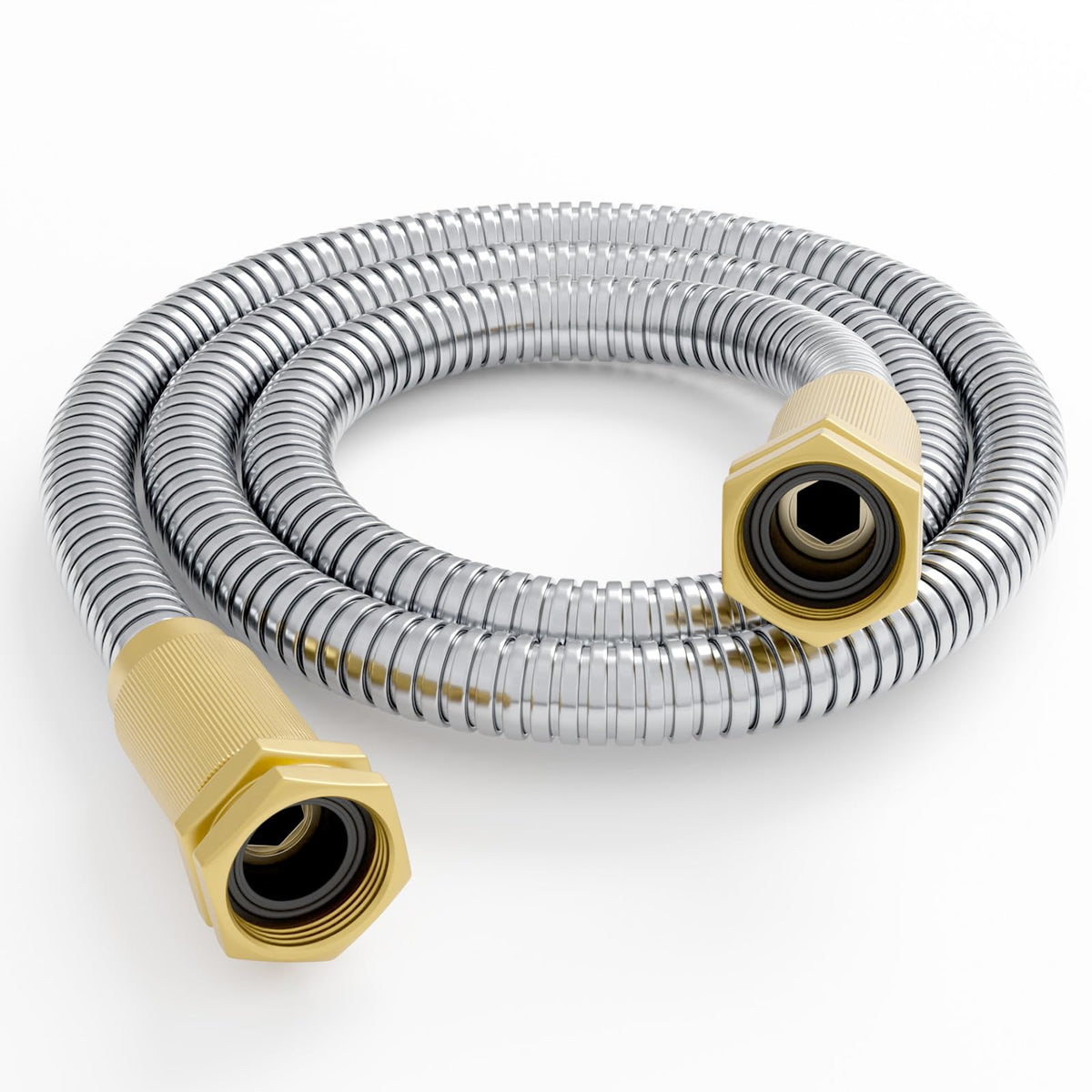 360 GADGET garden hose 6ft steel leader for durable outdoor watering with kink-free flow