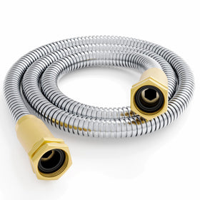 360 GADGET Garden Hose with metal design for reliable, leak-free outdoor watering.
