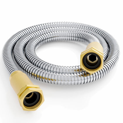 360 GADGET Garden Hose with metal design for reliable, leak-free outdoor watering.