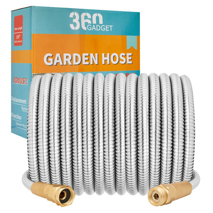 360 GADGET 3ft leader hose in action extending reach to hard-to-access spigots.