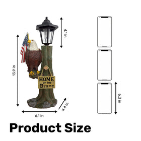 365RUSTIC patriotic eagle garden decor highlights pride on patios and lawns