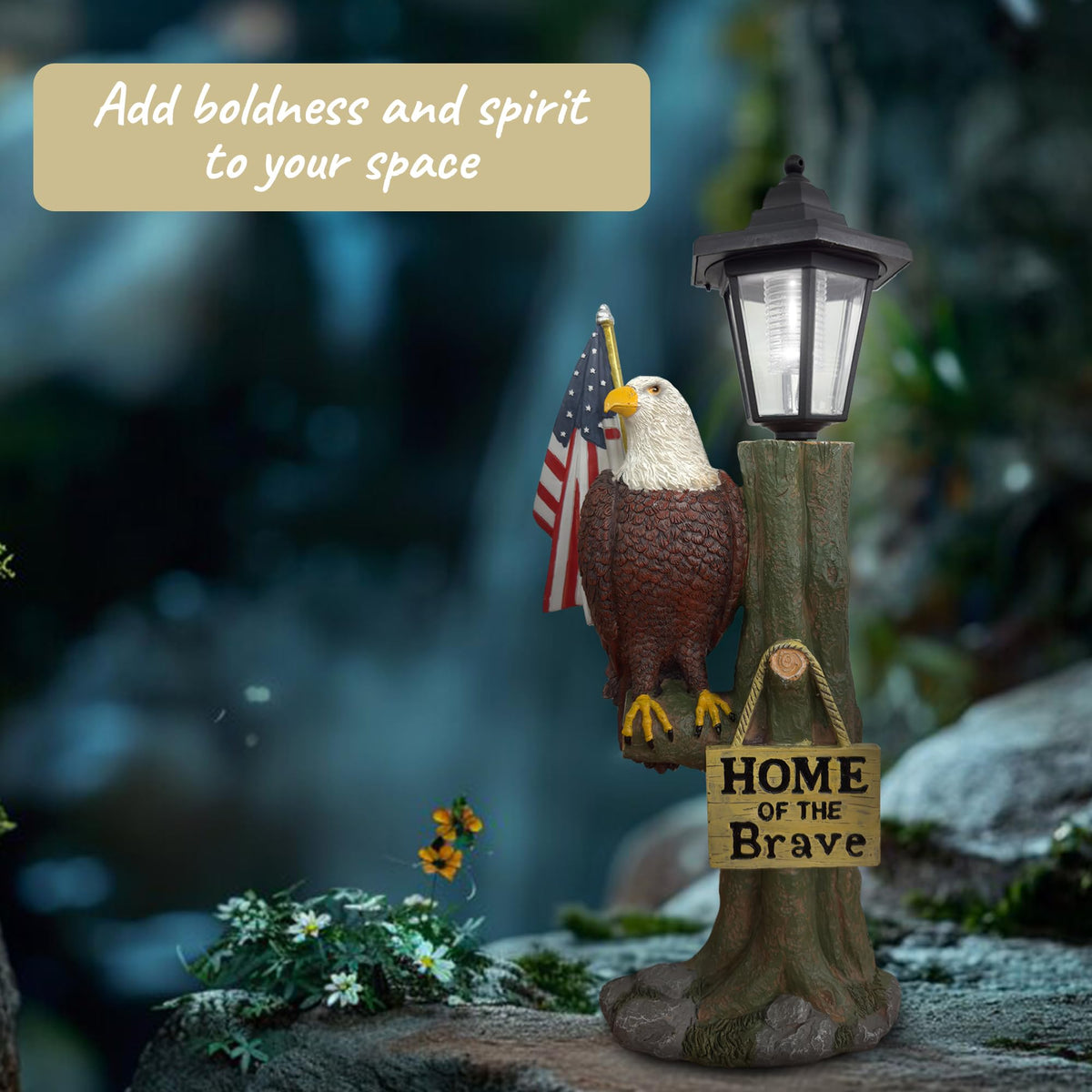 365RUSTIC weather-resistant resin keeps vibrant details in harsh conditions