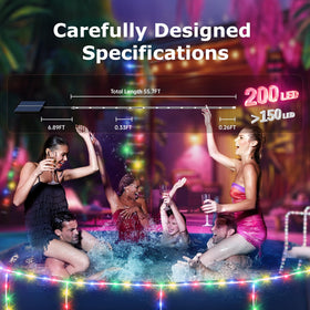 4+ pool light remote control for easy color mode changes