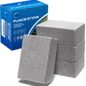 4TH pumice stone grill cleaning block close up removes carbon efficiently for a spotless surface