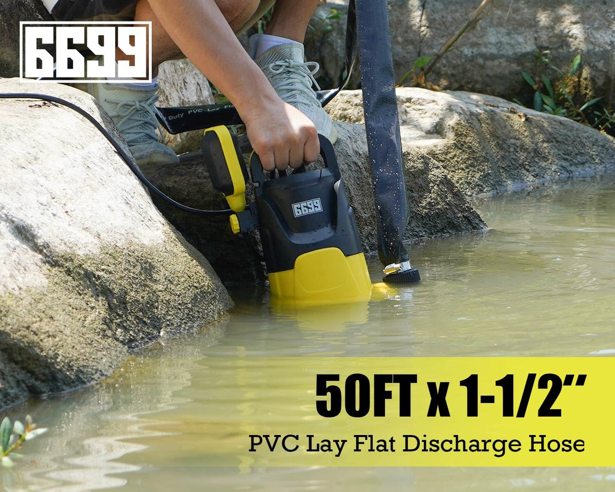 6699 discharge hose clamps included 2pcs SUS 304 for secure attachment.