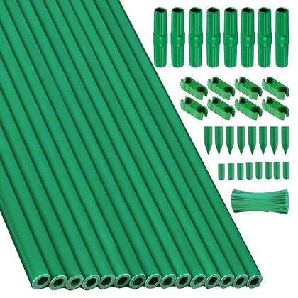 7Queen Garden Stakes Kit with 15 stakes ready for sturdy tomato and vine support.