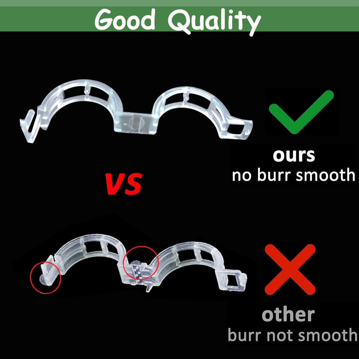 7Queen vine-support clip secures creeping vines to wire, reducing breakage risk.