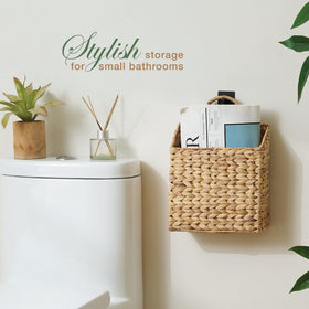 84ECO hanging basket with built in handle enables quick, effortless wall mounting