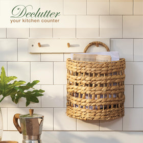 84ECO entryway basket provides versatile storage in kitchen, nursery, or bathroom