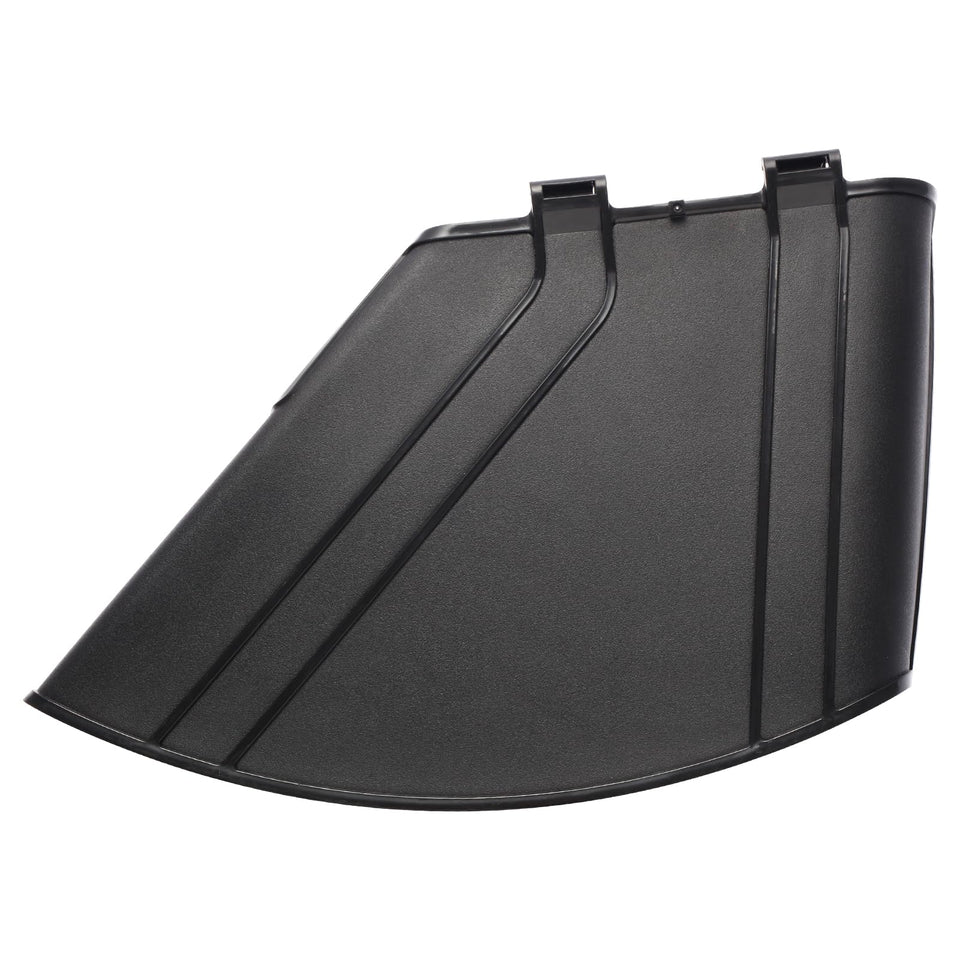 8B8B deflector shield 138-7502 close-up shows durable protection for mower discharge
