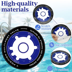 8B8B easy application valve label provides quick secure labeling