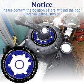 8B8B positioning note describes proper alignment before applying the label