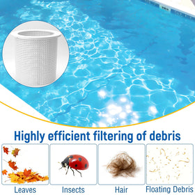 8B8B R38013A basket in skimmer housing, quick installation without tools.