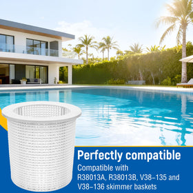 8B8B R38013A basket top view, opening designed for steady water flow.