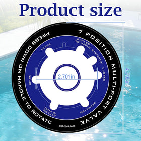 8B8B compatibility label shows suitability for WVS003 pool valves for easy setup