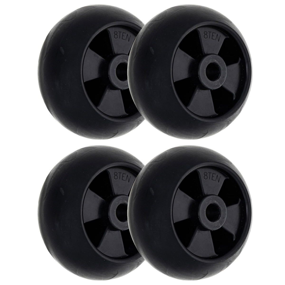 8TEN deck wheel AM116299 compatibility — side view showing durable wheel construction.