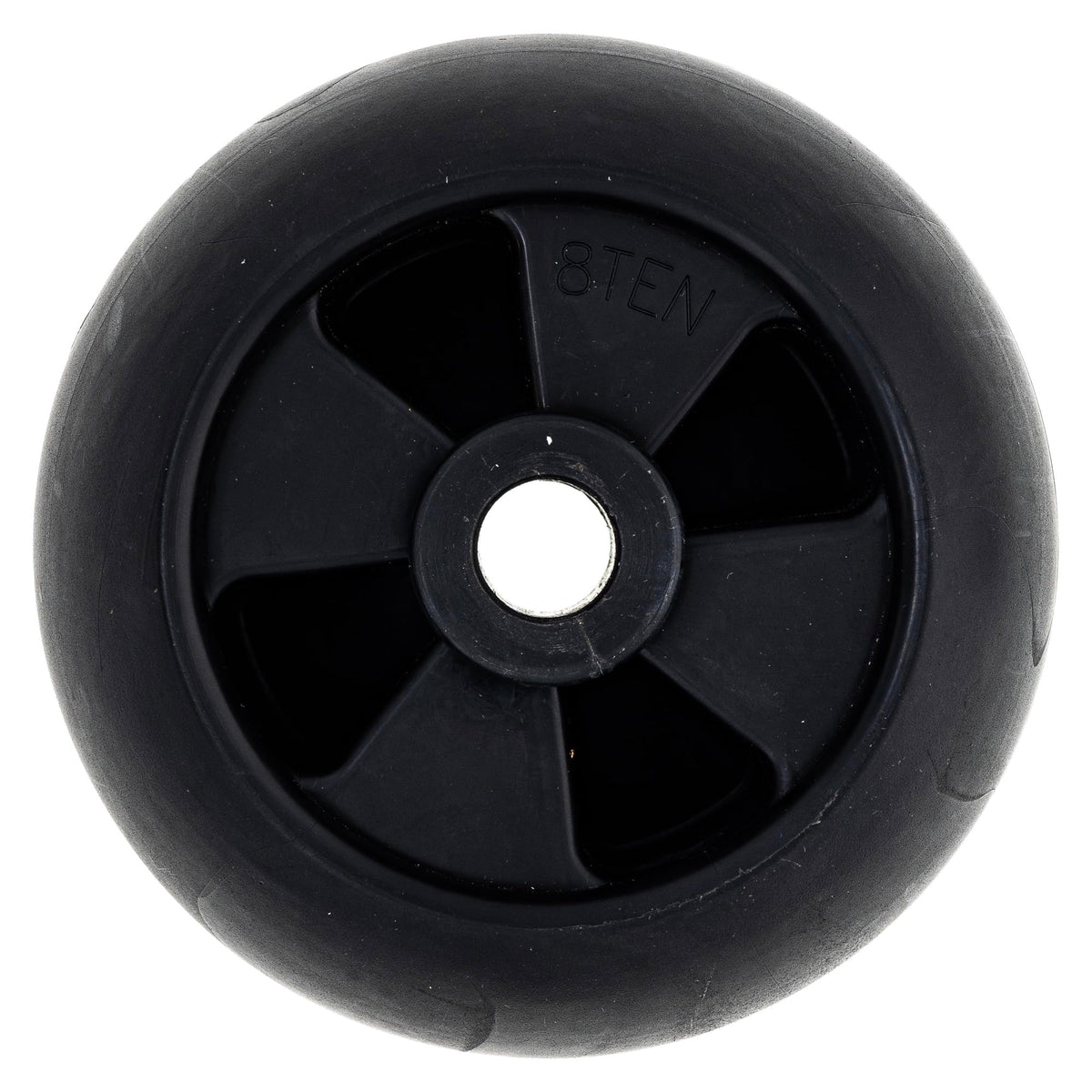 8TEN deck wheel M111489 compatibility — close-up on hub for reliable rotation.